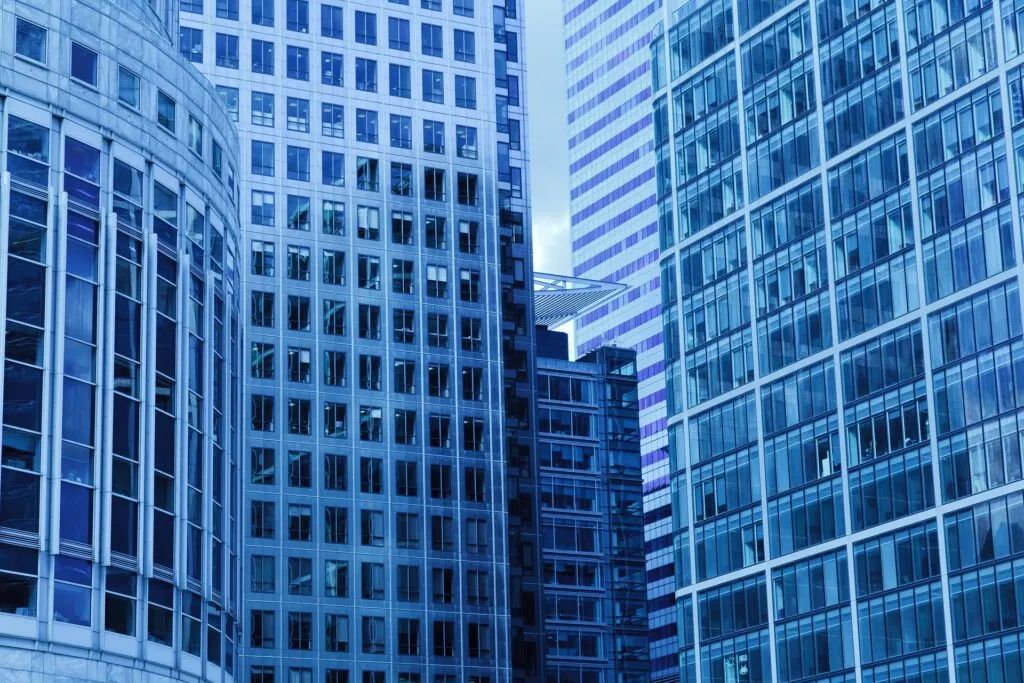 Commercial office towers representing capital works depreciation claims available under Division 43 for Australian investment property owners