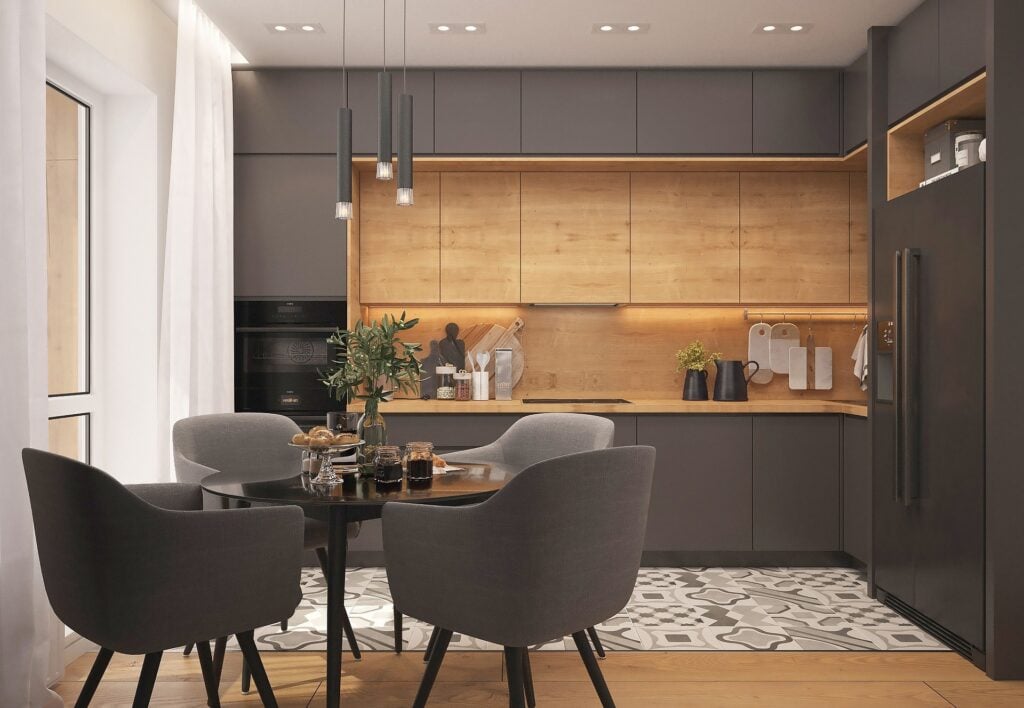 Modern kitchen with appliances and fittings in an Australian investment property, showing Division 40 plant and equipment assets eligible for tax depreciation