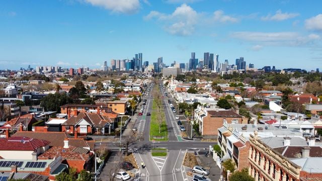 How your depreciation estimate is calculated: diminishing value and low-value pooling explained » diminishing value depreciation Aerial view of a residential street with the Melbourne CBD skyline in the background